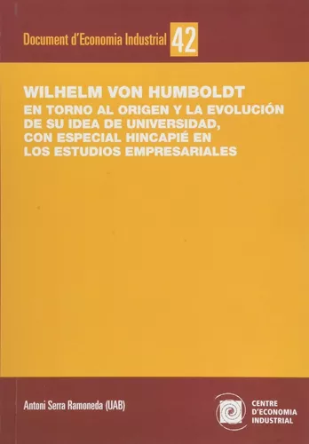 Wilhelm Von Humboldt | Antoni Serra Ramoneda