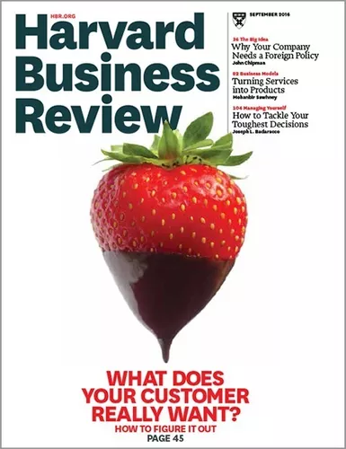 Harvard Business Review 09/16. Revista De Negocios En Inglés