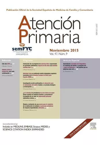Revista Atención Primaria 11 / 2015