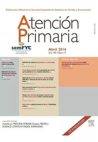 Revista Atención Primaria 04 / 2016