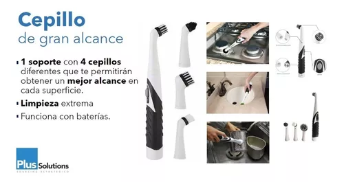 Cepillo De Gran Alcance | 4 Cabezas Intercambiables