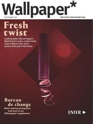 Revista Wallpaper  11/17. Diseño, Arquitectura. En Inglés