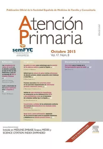 Revista Atención Primaria 10 / 2015
