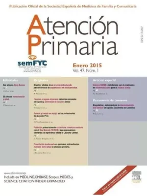 Revista Atención Primaria 01 / 2015