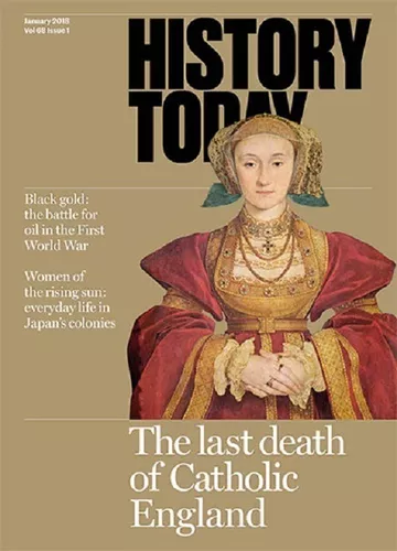 Revista History Today I Enero 2018. En Inglés