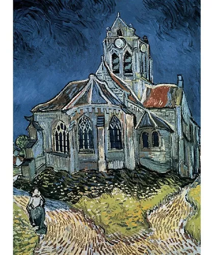 Rompecabezas 1000 Piezas La Iglesia De Auvers - Van Gogh