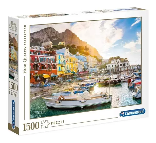Rompecabezas 1500 Piezas Capri Italia - Clementoni