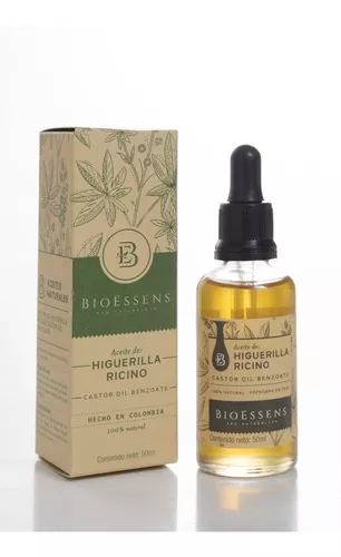 Aceite De Higuerilla - Ricino Pequeño 50 Ml | Bioessens