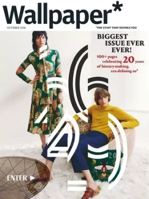 Revista Wallpaper  10/16. Diseño, Arquitectura. En Inglés