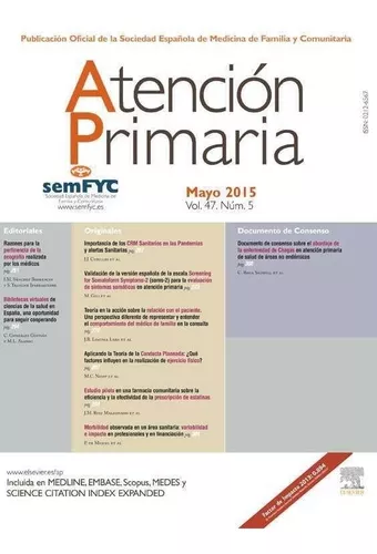 Revista Atención Primaria 05 / 2015