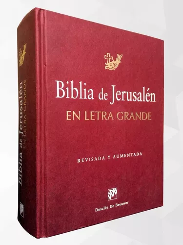 Biblia De Jerusalén En Letra Grande | Escuela Bíblica