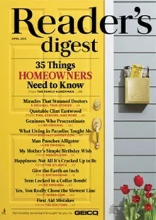Reader's Digest. Apr/15. Revista De Interés General. Inglés