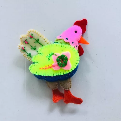 Imán Para Nevera. Gallina Paño Lency