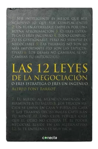 Las 12 Leyes De La Negociación | Alfred Font Barrot