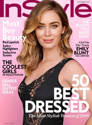 Revista In Style Noviembre 2016 En Inglés