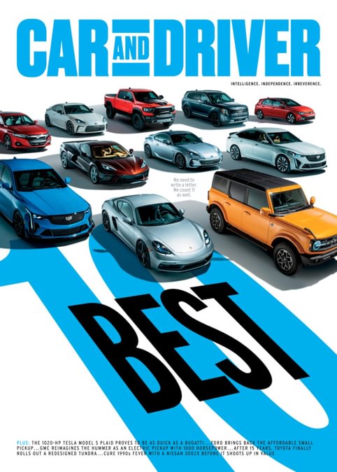 Revista Car And Driver | Enero 2022 | En Inglés