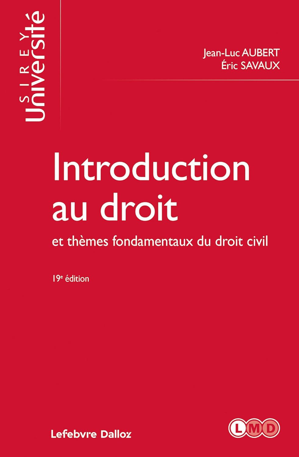 Introduction au droit et thèmes fondamentaux du droit civil