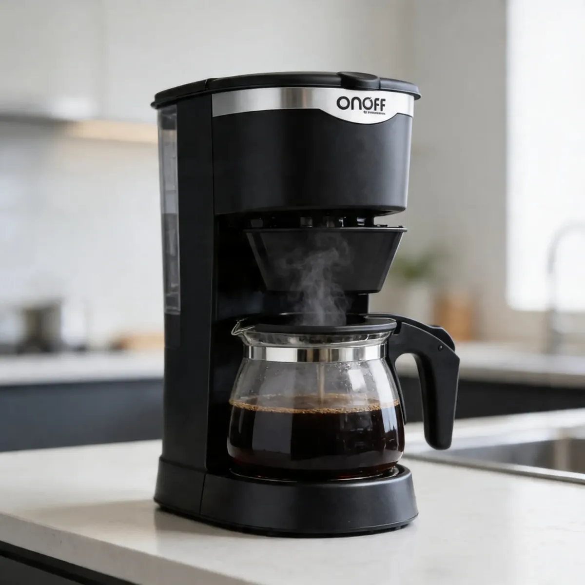 Cafetera Negra 650ml - Onoff - Imagen 4