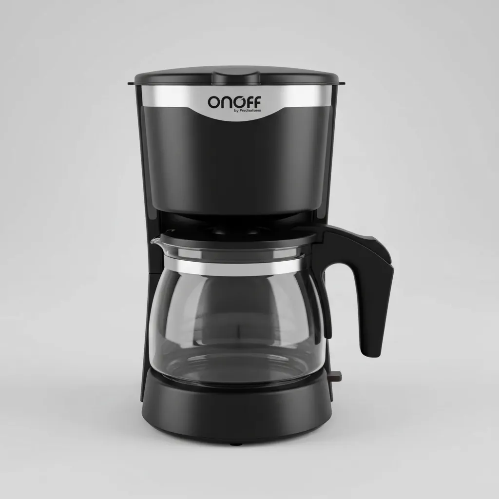 Cafetera Negra 650ml - Onoff - Imagen 3