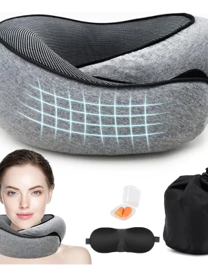 Almohada Viajera + Accesorios
